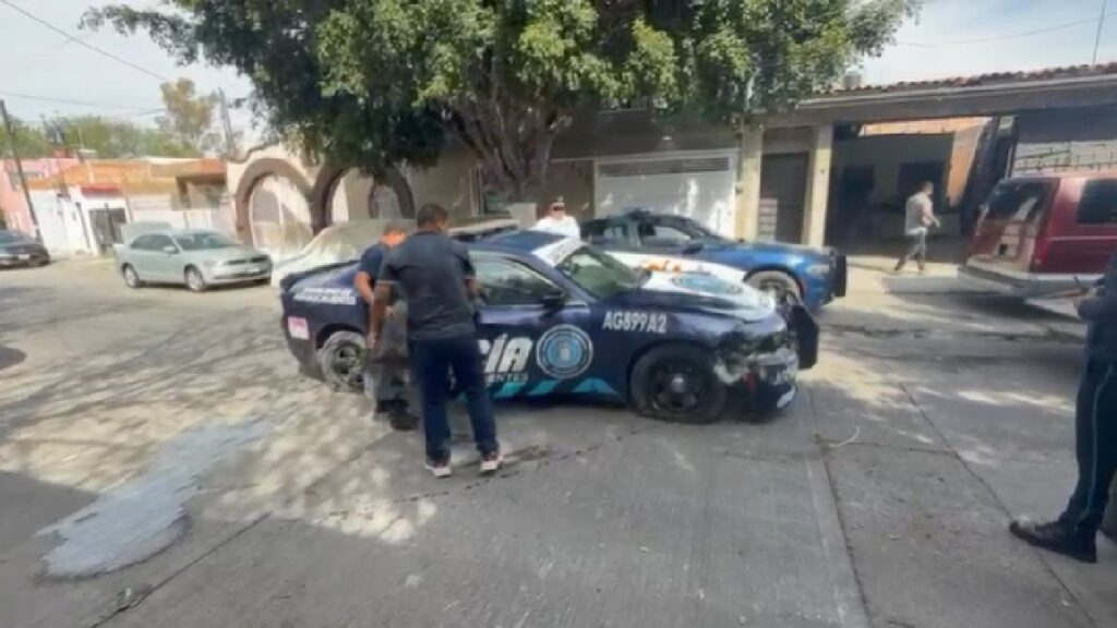 Robo de Patrulla: Hombre Huye de la Policía Vial de Aguascalientes y Provoca Accidentes
