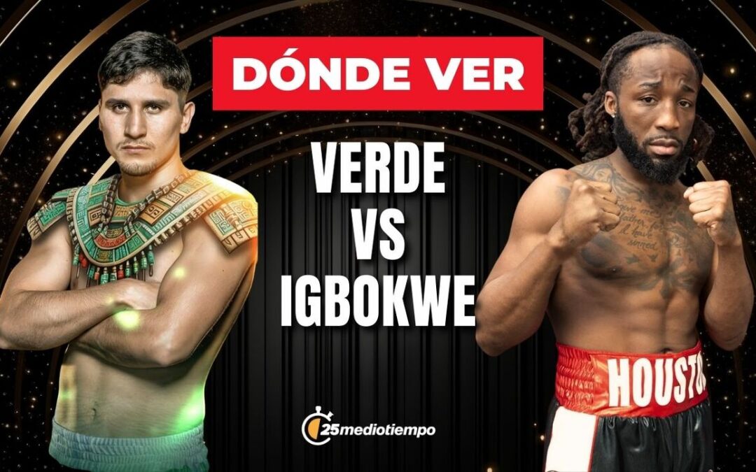 Marco Verde vs. Raphael Igbokwe: ¡No te pierdas la pelea de boxeo en vivo HOY!