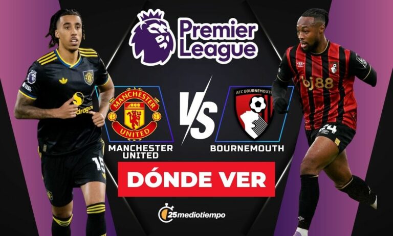 Manchester United vs. Bournemouth EN VIVO: Horario y dónde ver el emocionante partido de la Premier League 2025