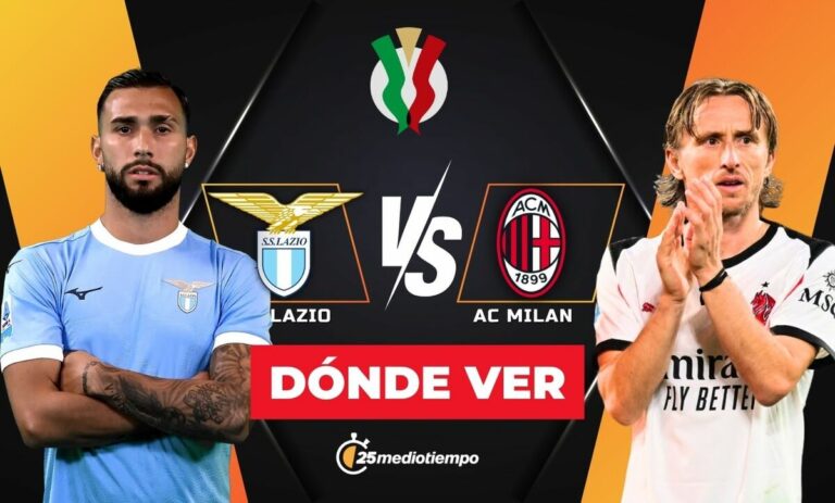 Lazio vs AC Milan: Horario y Dónde Ver EN VIVO el Partido de Octavos de Final de la Coppa Italia 2025