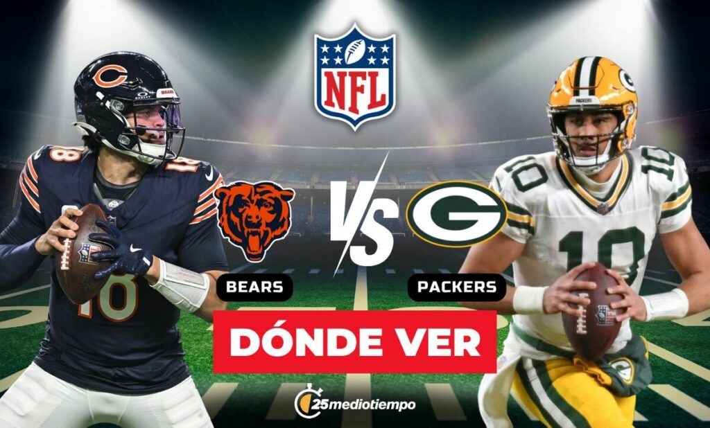 Chicago Bears vs. Green Bay Packers: Todo sobre el partido EN VIVO de la Semana 14 de la NFL 2025