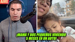 María sorprende a Piolin diciendo que lleva 5 meses viviendo en su carro  con sus 2 niños.