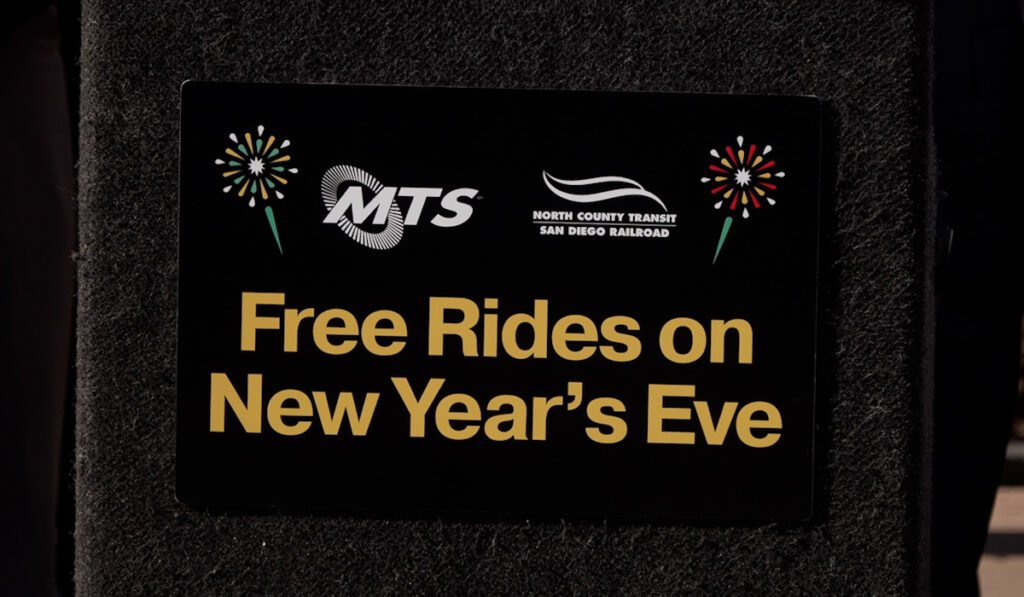 Transporte Público Gratuito en Año Nuevo: Seguridad y Celebraciones Responsables en San Diego