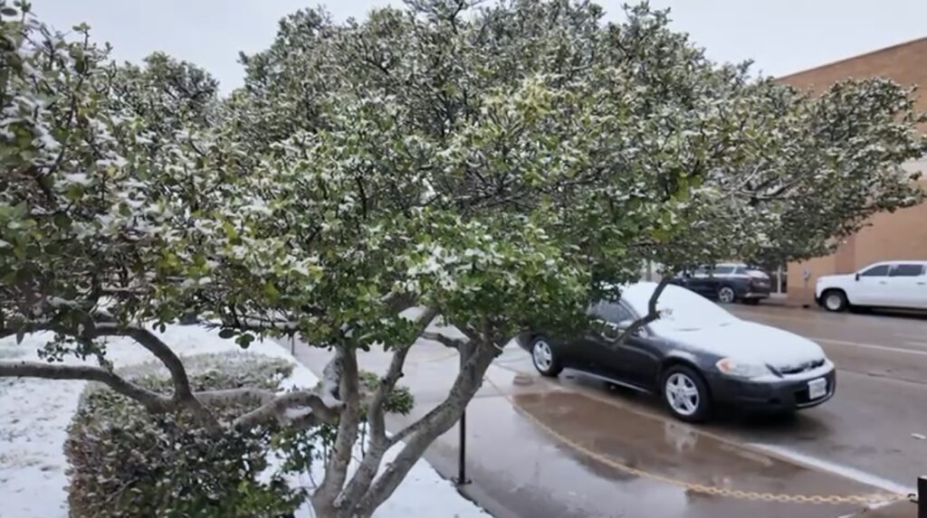 Nieve en el Permian Basin: Autoridades Piden Precauciones en Condiciones Invernales