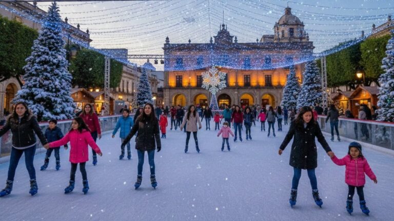 Descubre los Horarios de la Pista de Hielo en el Festival Alegría Corregidora 2025