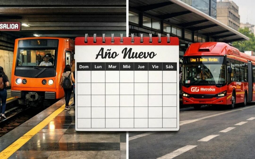 Horarios del Metro CDMX y Metrobús en Año Nuevo: ¿A qué hora abren y cierran?