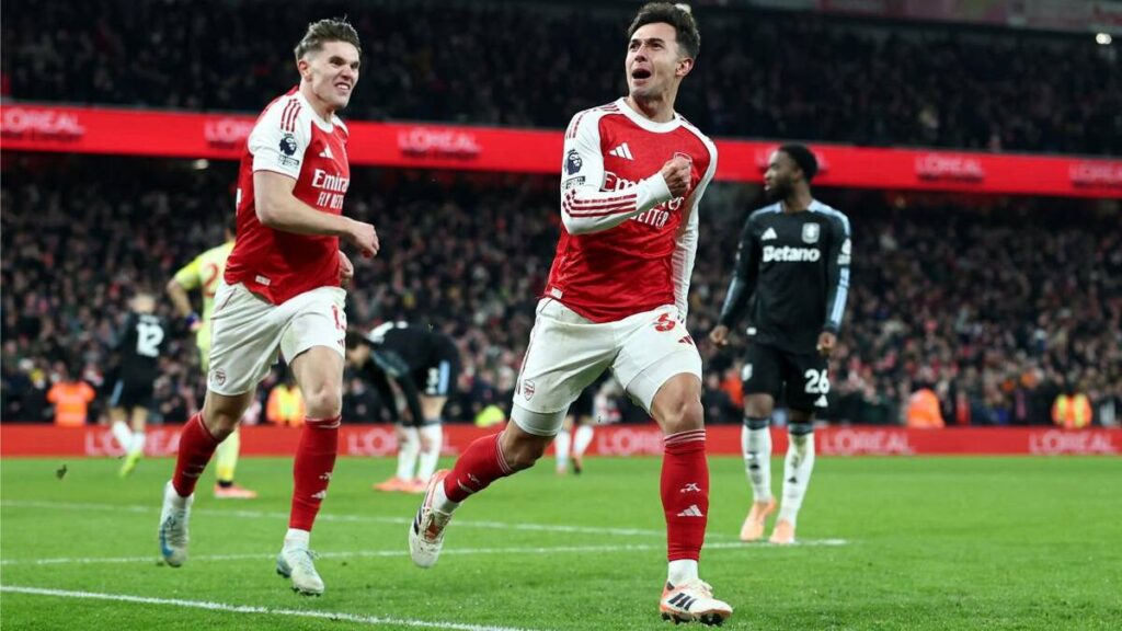 Arsenal Domina y Aumenta su Liderato en la Premier League tras Golear al Aston Villa
