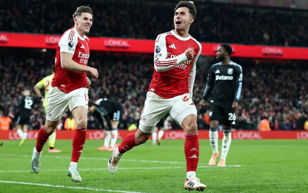 Arsenal Domina y Aumenta su Liderato en la Premier League tras Golear al Aston Villa