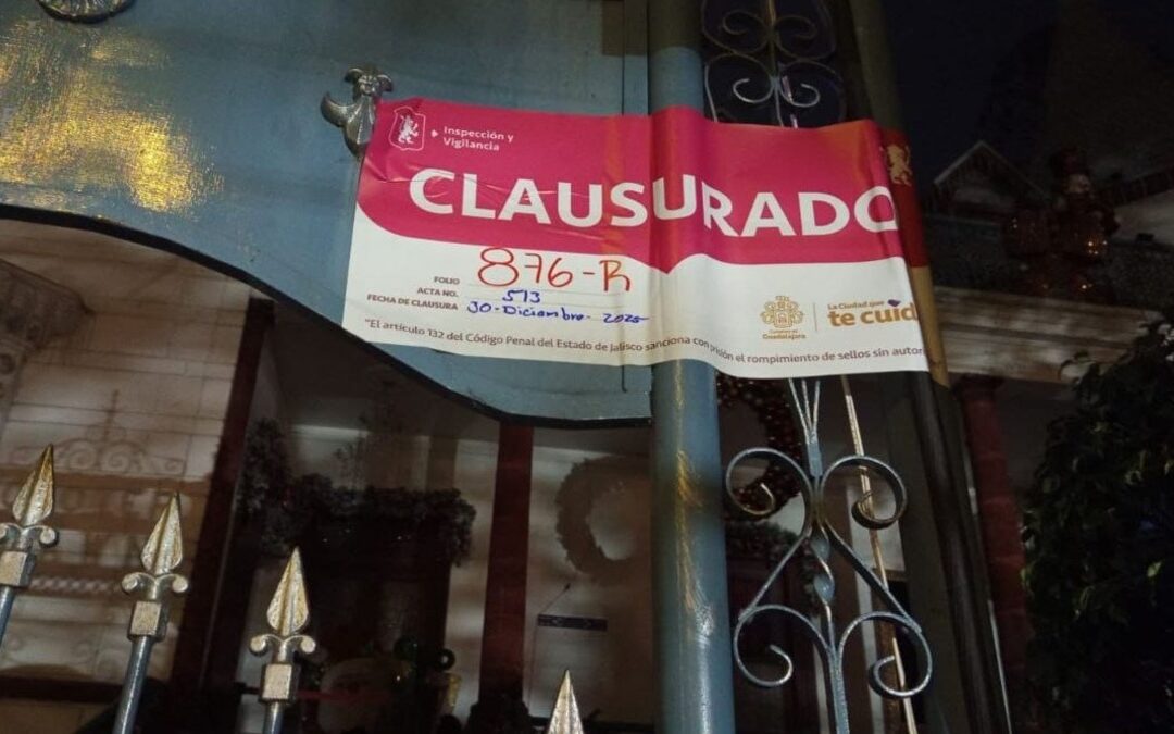 Guadalajara Actúa: Clausuran Mansión Clover Lawn por Altos Niveles de Ruido