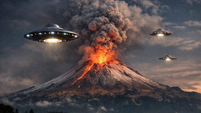 Enigmáticos Ovnis sobre el Popocatépetl: Objetos Luminosos Captados en la Noche de 2025