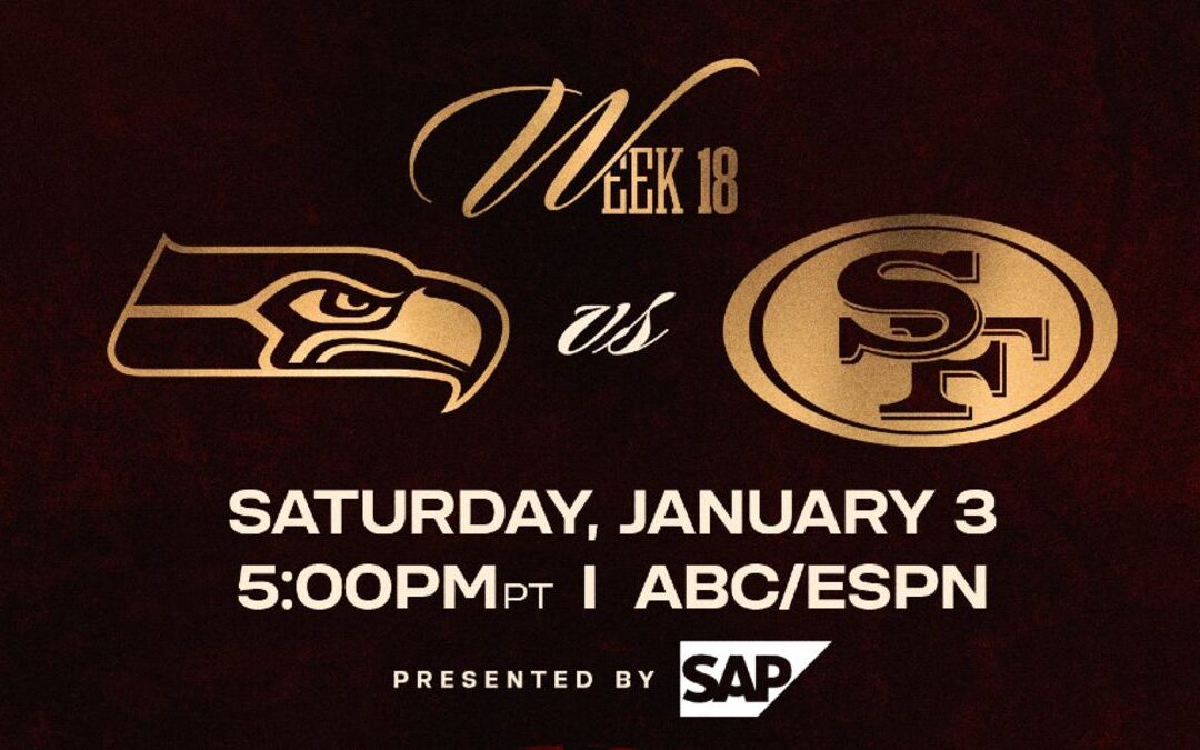Seahawks vs 49ers: Cómo ver EN VIVO y la hora del juego en Semana 18 de la NFL 2025