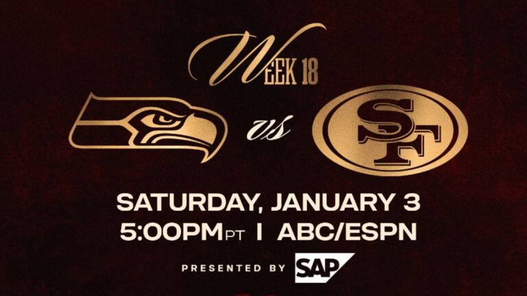 Seahawks vs 49ers: Cómo ver EN VIVO y la hora del juego en Semana 18 de la NFL 2025