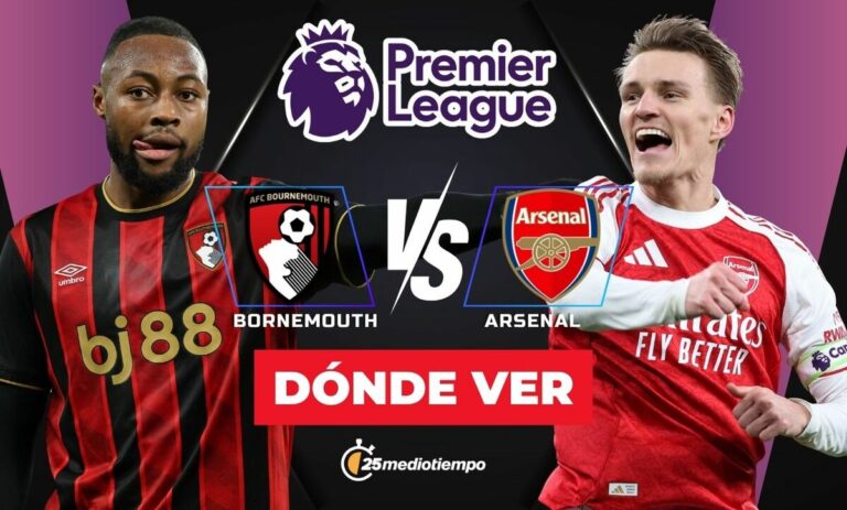 Bournemouth vs Arsenal: ¿Cuándo y dónde ver el emocionante partido de la Premier League hoy?