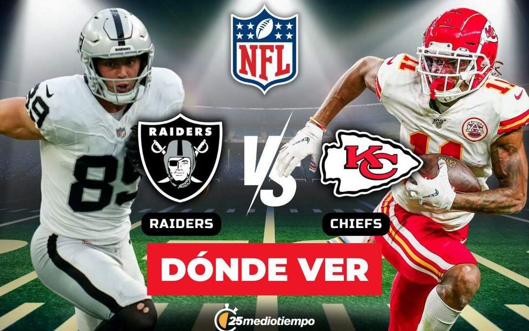 ¿Cómo ver EN VIVO a los Chiefs vs Raiders en la Semana 18 de la NFL en Lubbock?