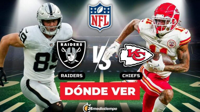 ¿Cómo ver EN VIVO a los Chiefs vs Raiders en la Semana 18 de la NFL en Lubbock?