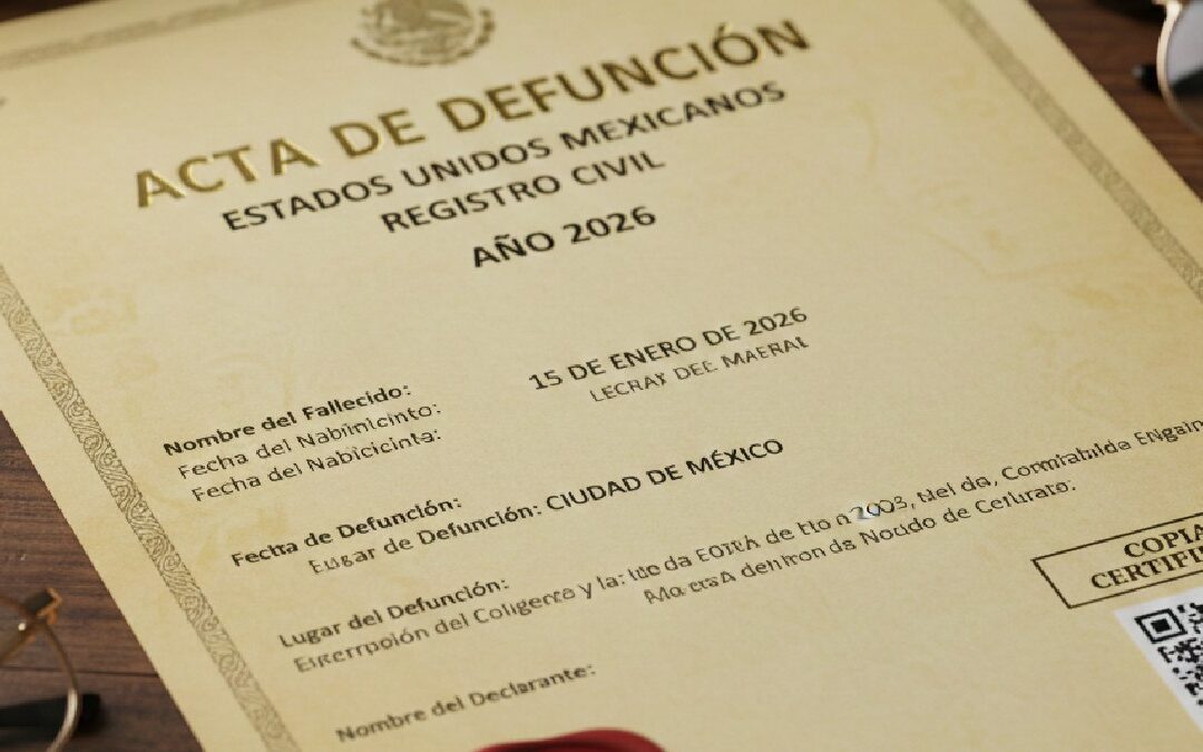 Costo del Acta de Defunción en Torreón para 2026: Lo Que Debes Saber