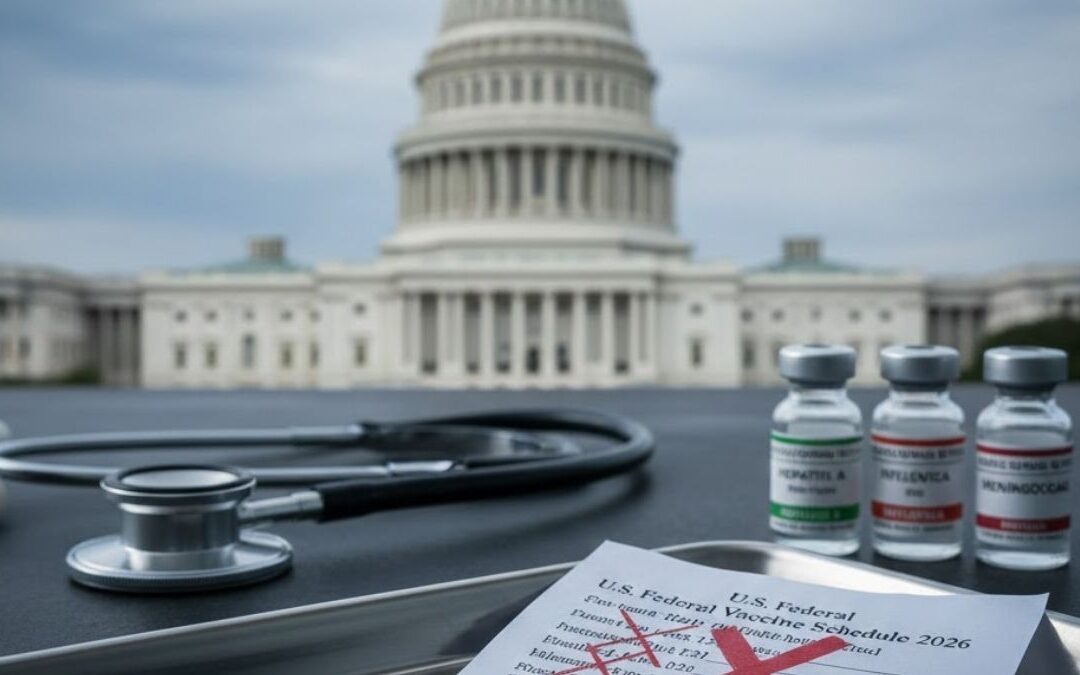 Estados Unidos Retira 6 Vacunas para Niños de Sus Recomendaciones Estándar