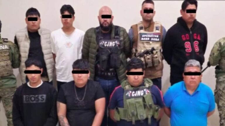Capturan a 9 miembros de ‘La Barredora’ del CJNG en Tecamachalco, Puebla