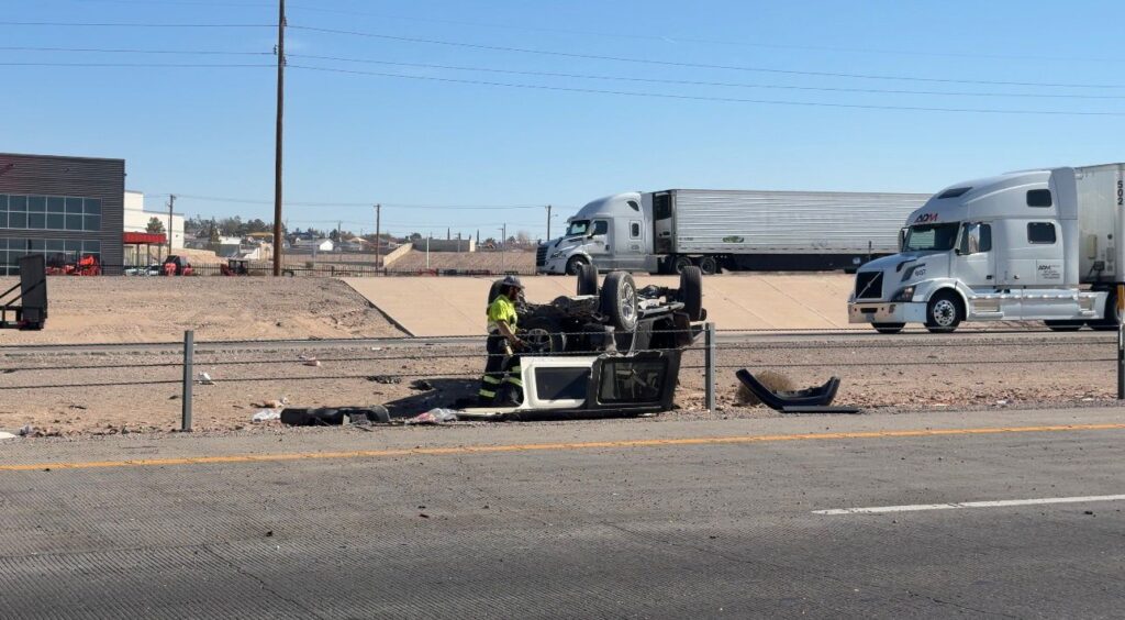 Accidente en cadena en I-10 y Horizon deja un herido, pero los carriles ya están reabiertos