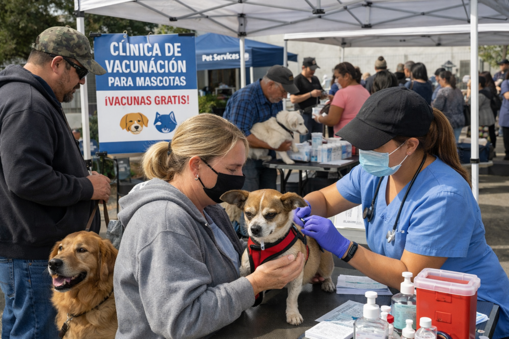 Clínicas Gratuitas de Vacunación para Mascotas en Chula Vista Este Febrero