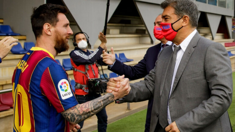 Laporta Revela la Tensa Relación con Messi: ¡El Saludo Negado en el Fútbol!