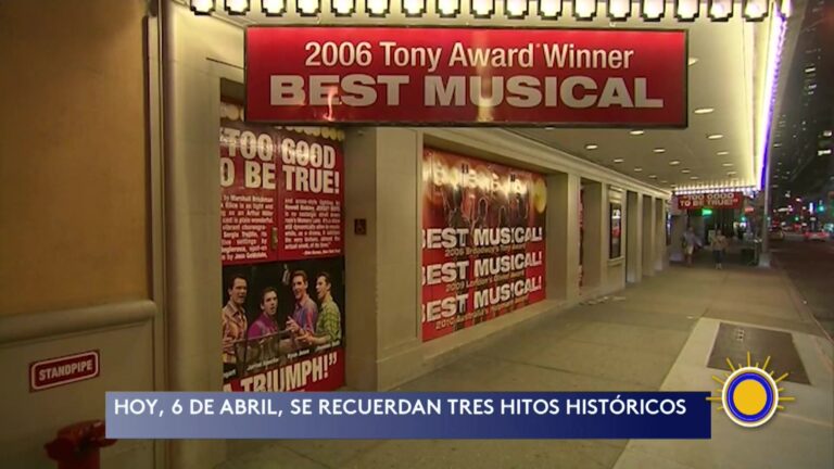 Día Histórico: Aniversario De Los Tony Awards